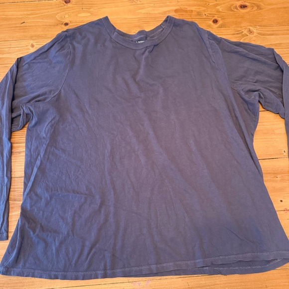Old Navy Women's Long Sleeve Tee - Navy Blue - Picture 1 of 9